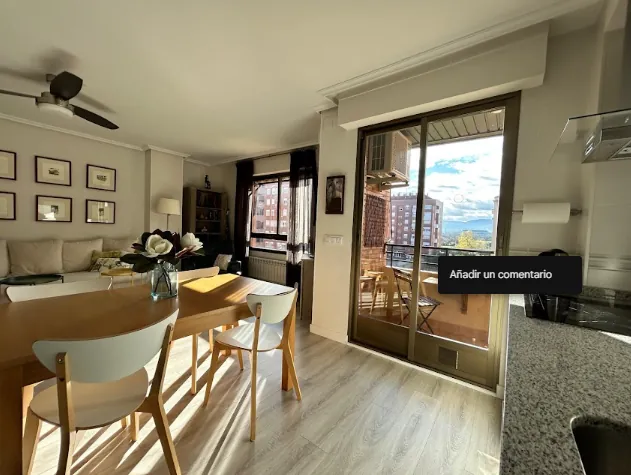 Dining area by the terrace window